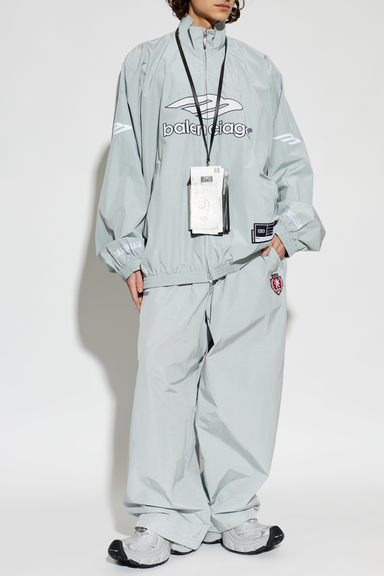 Balenciaga Sweatpants with logo patch | Men's | Vitkac